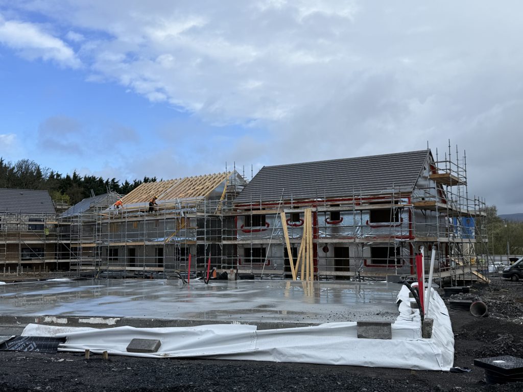 Residential development of 47 houses in Sligo built with WE Element timber frame